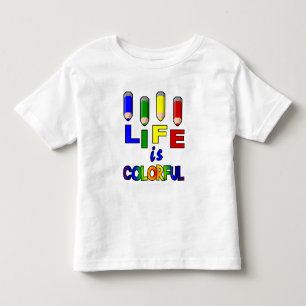 Colourful Life T-shirt for kids