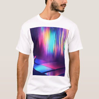"Colourful Light Spectrum Reflections" T-Shirt