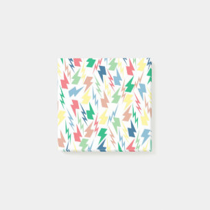 Colourful Lightning Fun Back-to-School Stationery Post-it Notes