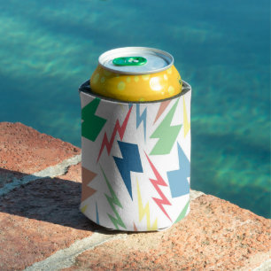 Colourful Lightning Fun Back-to-School & Summer Can Cooler