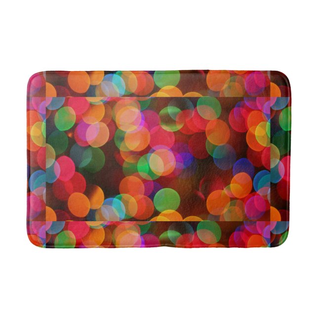 Colourful Lights Kids Bathroom Floor Mat (Front)