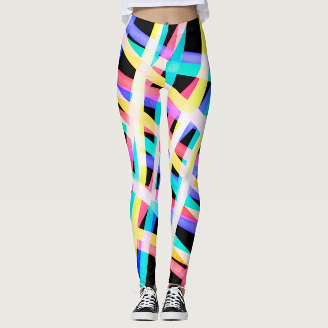 Colourful Lights Leggings ( Vibrant, multicolored leggings! )