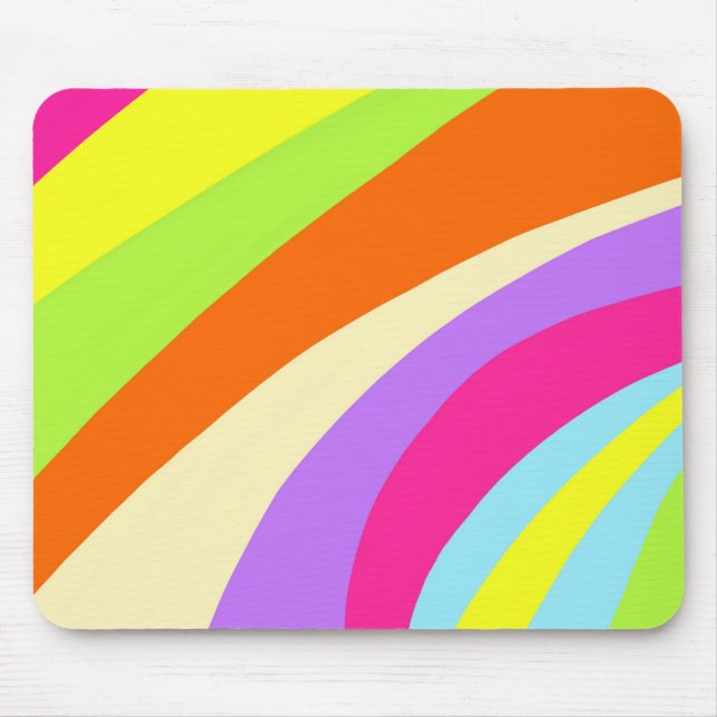 Colourful lines mouse pad (Front)