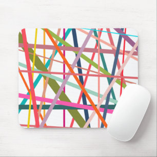 Colourful Lines Mouse Pad