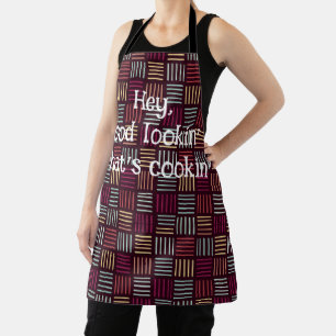 Colourful Lines Squared  Apron