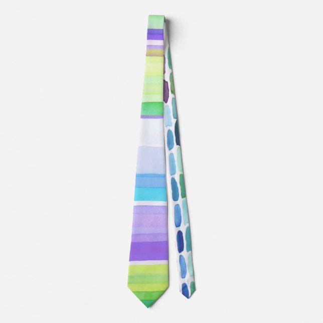 Colourful Lines  Tie (Front)