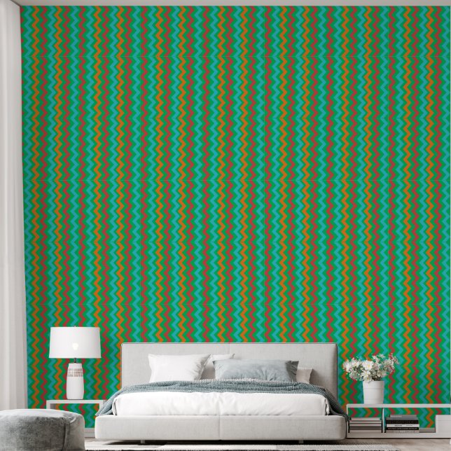 colourful lines wallpaper  (Bedroom)