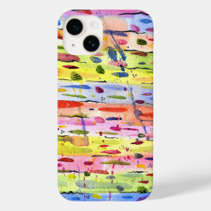 Colourful Lines Watercolor Abstract Case-Mate iPhone 14 Case