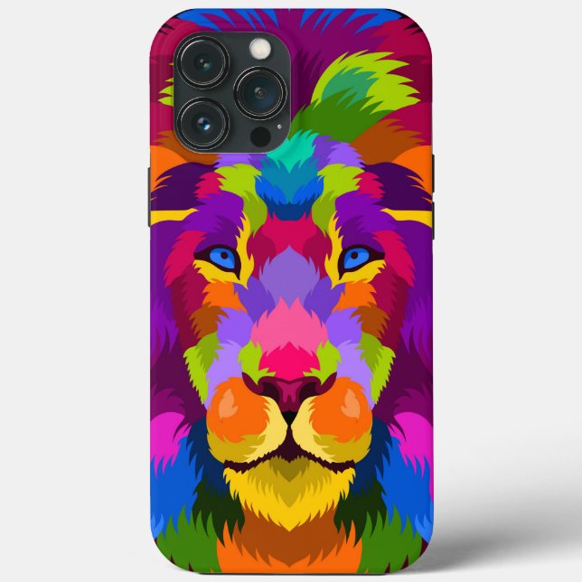 Colourful Lion Case-Mate iPhone Case (Back)