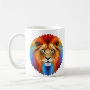 Colourful Lion Coffee Mug