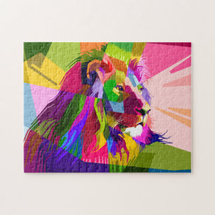 Colourful Lion Puzzle