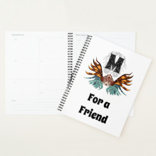 Colourful Lionfish Monogram Planner