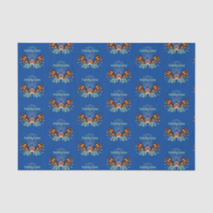 Colourful Lionfish Monogram Tissue Paper