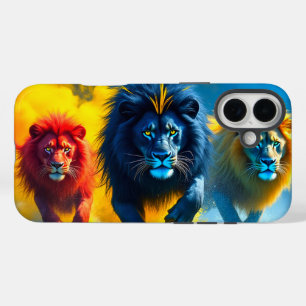 Colourful Lions Phone Case