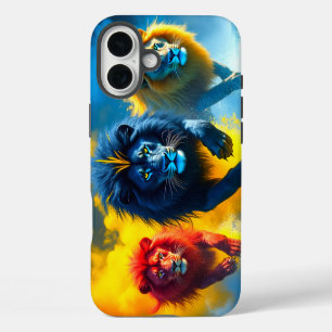 Colourful Lions Phone Case