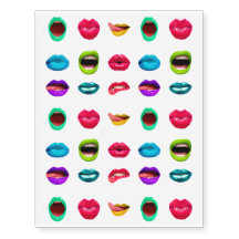 Colourful lips Funny