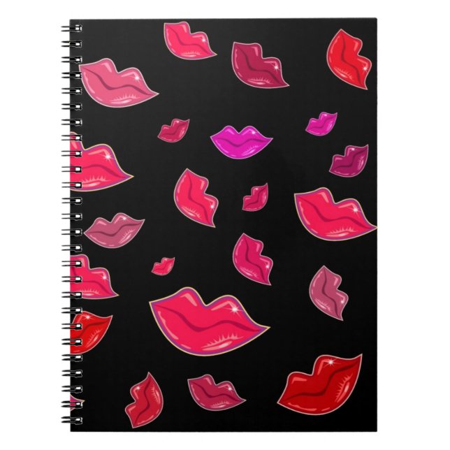 Colourful lips notebook (Front)