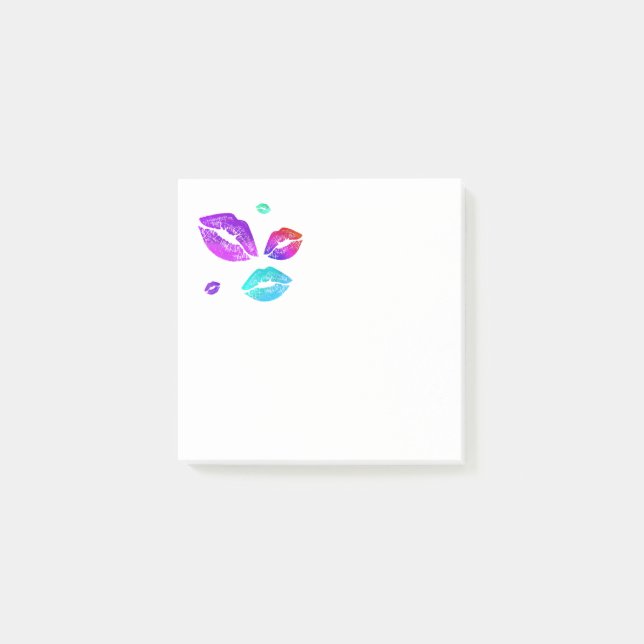 Colourful Lips  Post-it Notes (Front)