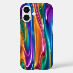 Colourful Liquid #4 - iPhone 16 Cases