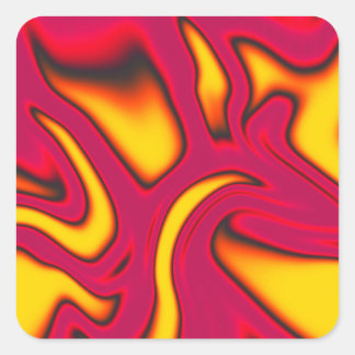 Colourful liquid marble ink sticker