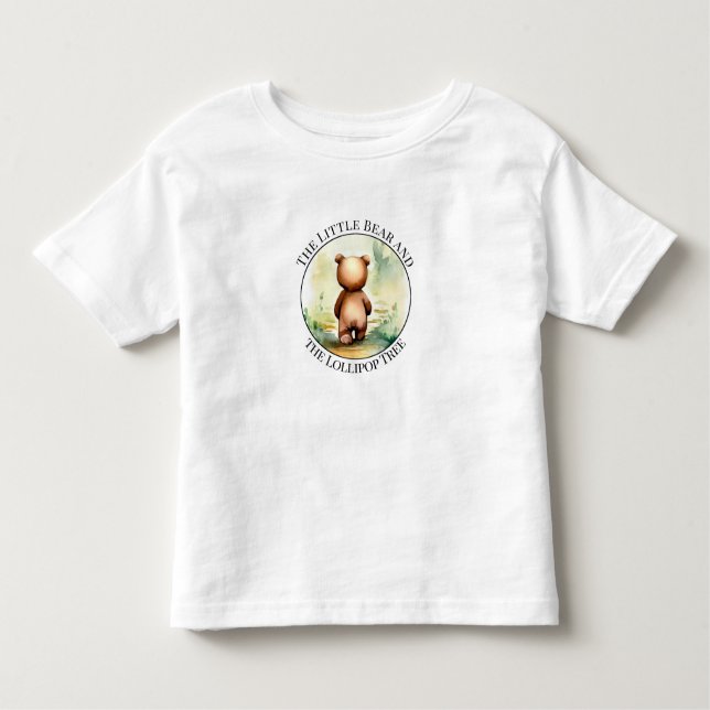 Colourful Little Bear Childrens Toddler T-Shirt (Front)