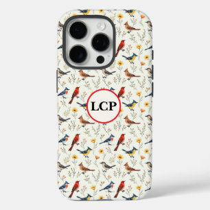 Colourful Little Birds iPhone 16 Pro Case