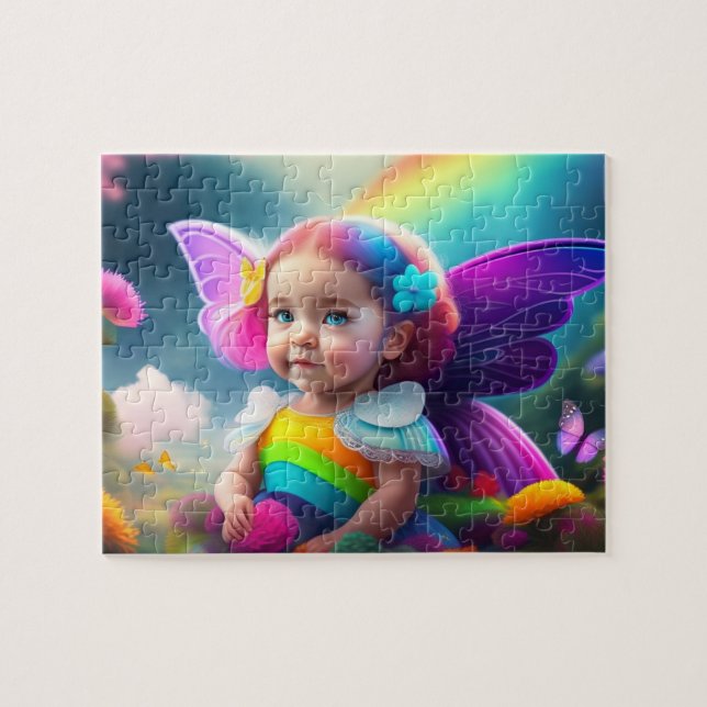 Colourful Little Cute Fairy Jigsaw Puzzle (Horizontal)
