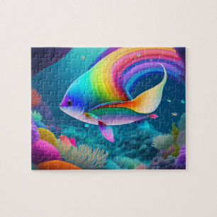 Colourful Little Cute Fish Jigsaw Puzzle
