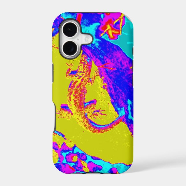 colourful lizard case (Back)