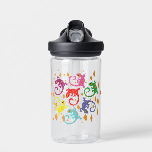 Colourful Lizards Water Bottle