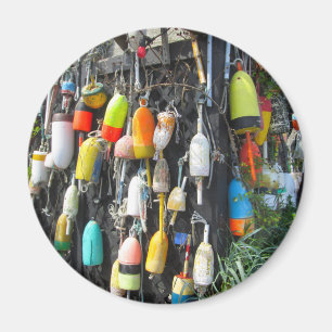 Colourful Lobster Buoys Magnet
