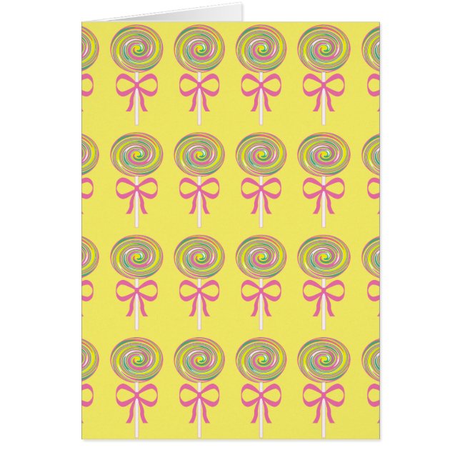 Colourful lollipops pattern (Front)