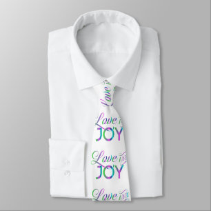 Colourful Love And Joy Tie