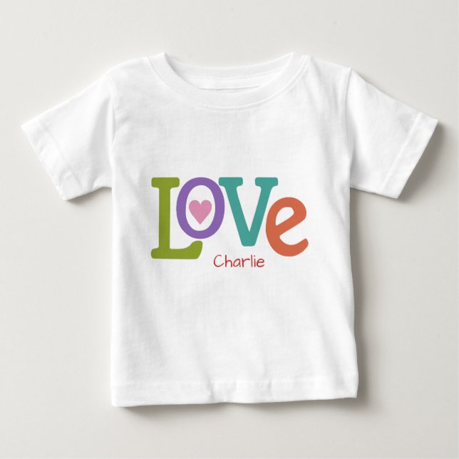 Colourful Love custom name shirts & jackets (Front)