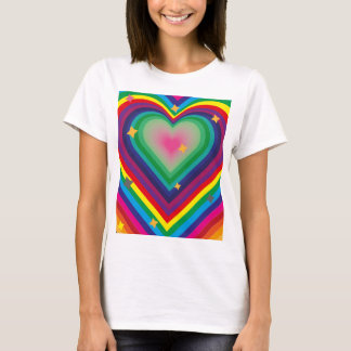 Colourful Love T-Shirt for Women