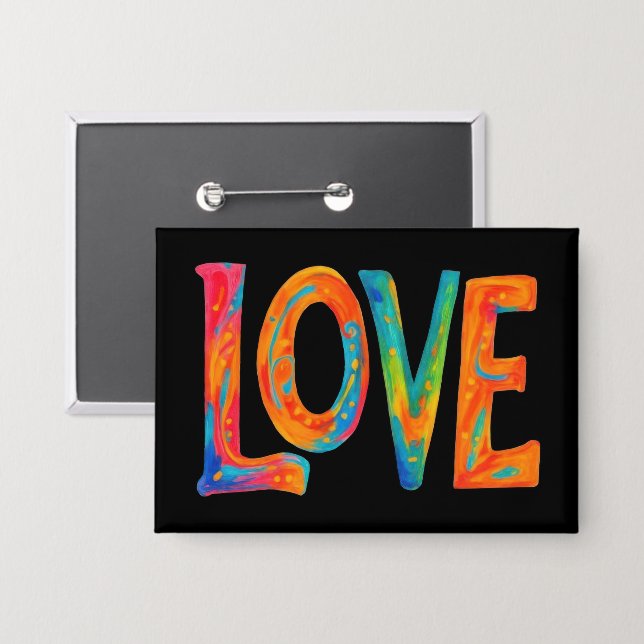 Colourful Love Word (Front/Back)