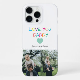 Colourful "Love You Daddy"  – Fun & Heartfelt Gift iPhone 16 Pro Max Case