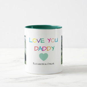 Colourful "Love You Daddy" – Fun & Heartfelt Gift Mug
