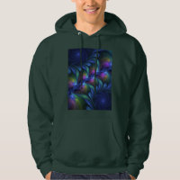 Colourful Luminous Abstract Blue Pink Green Fracta