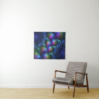 Colourful Luminous Abstract Blue Pink Green Fracta