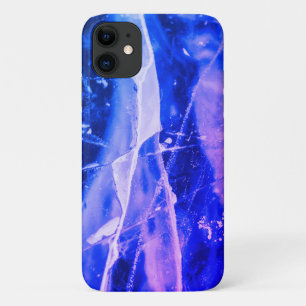 Colourful Luminous Abstract Blue White Navy Leggin iPhone 11 Case