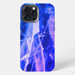 Colourful Luminous Abstract Blue White Navy Leggin iPhone 13 Pro Max Case