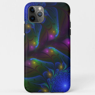 Colourful Luminous Abstract Modern Trippy Fractal iPhone 11 Pro Max Case