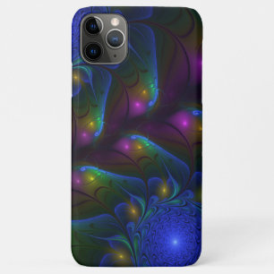 Colourful Luminous Abstract Modern Trippy Fractal iPhone 11 Pro Max Case