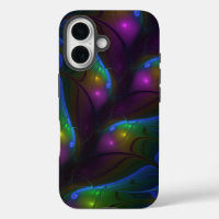 Colourful Luminous Abstract Modern Trippy Fractal