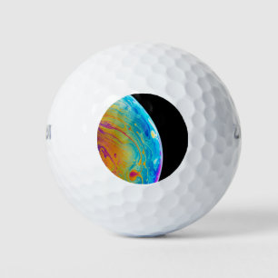 Colourful Lunar Pics Cool Moon Images Creative Moo Golf Balls