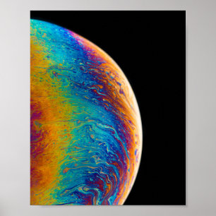 Colourful Lunar Pics Cool Moon Images Creative Moo Poster