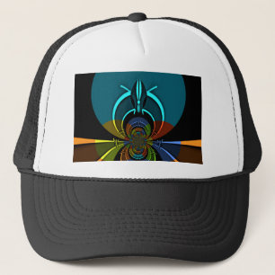 Colourful Maasai Shield Design Trucker Hat