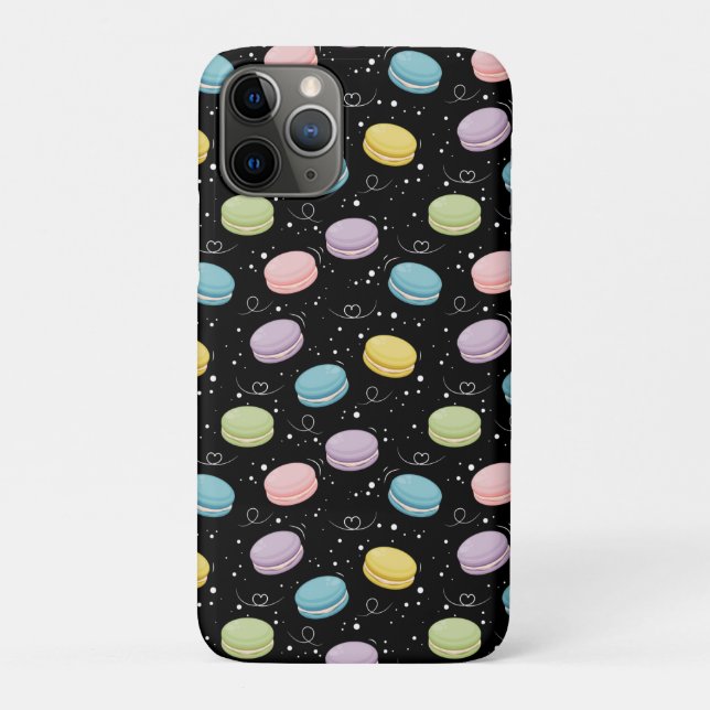 Colourful Macarons Pattern for iPhone case (Back)