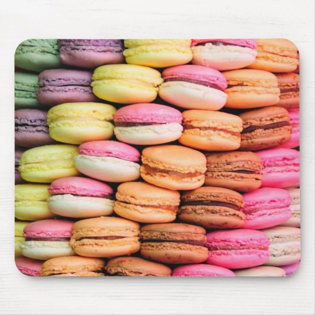 Colourful Macaroons Mouse Pad (Front)
